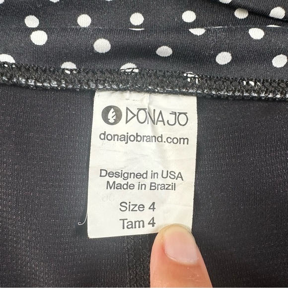 DONA JO Ultimate Skirt Skort Womens Size (4) XXL Black Polka Dot Golf Tennis - Picture 6 of 10